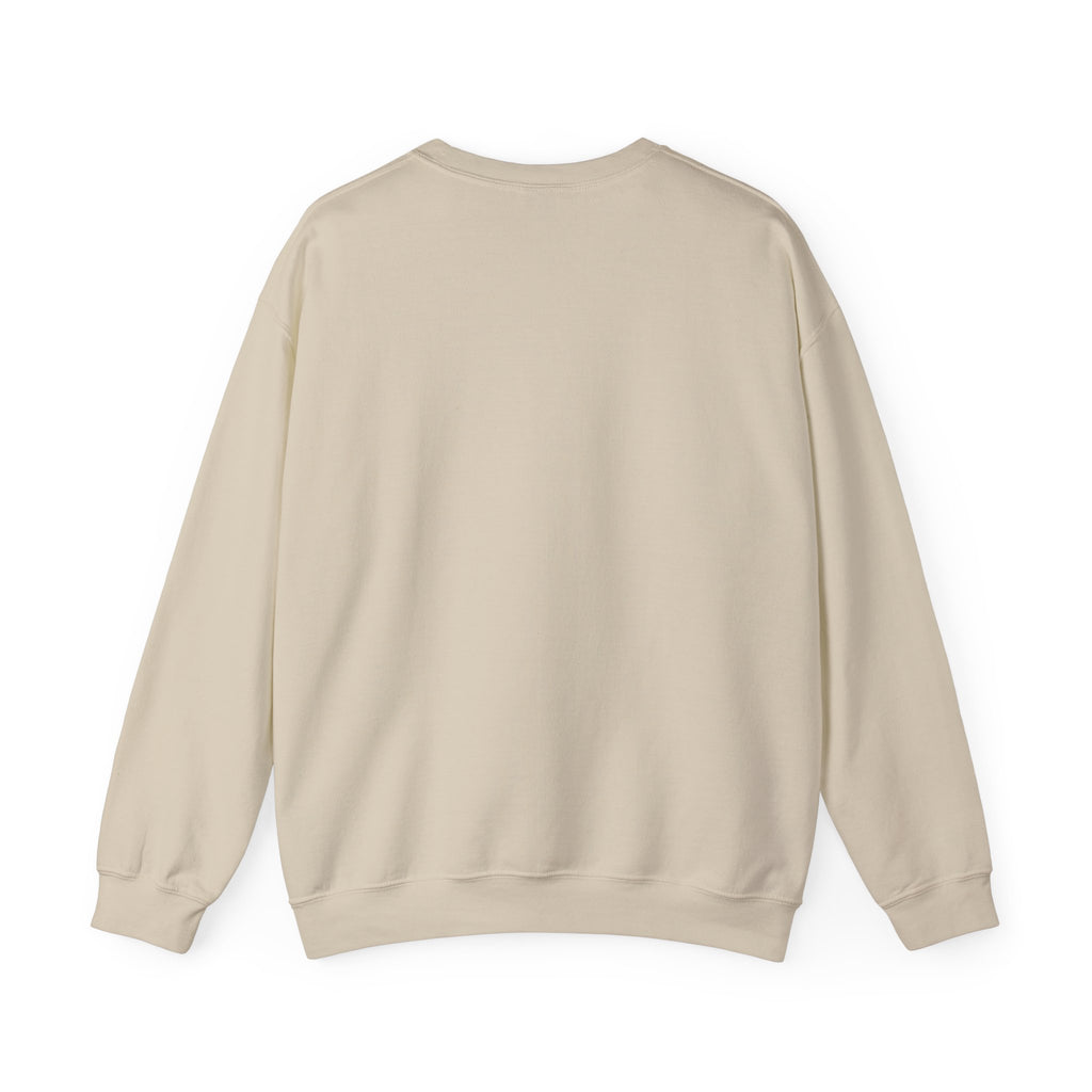 Fall "Hello" Crewneck Sweatshirt — Cozy Autumn Pumpkins & Plaid Leaves