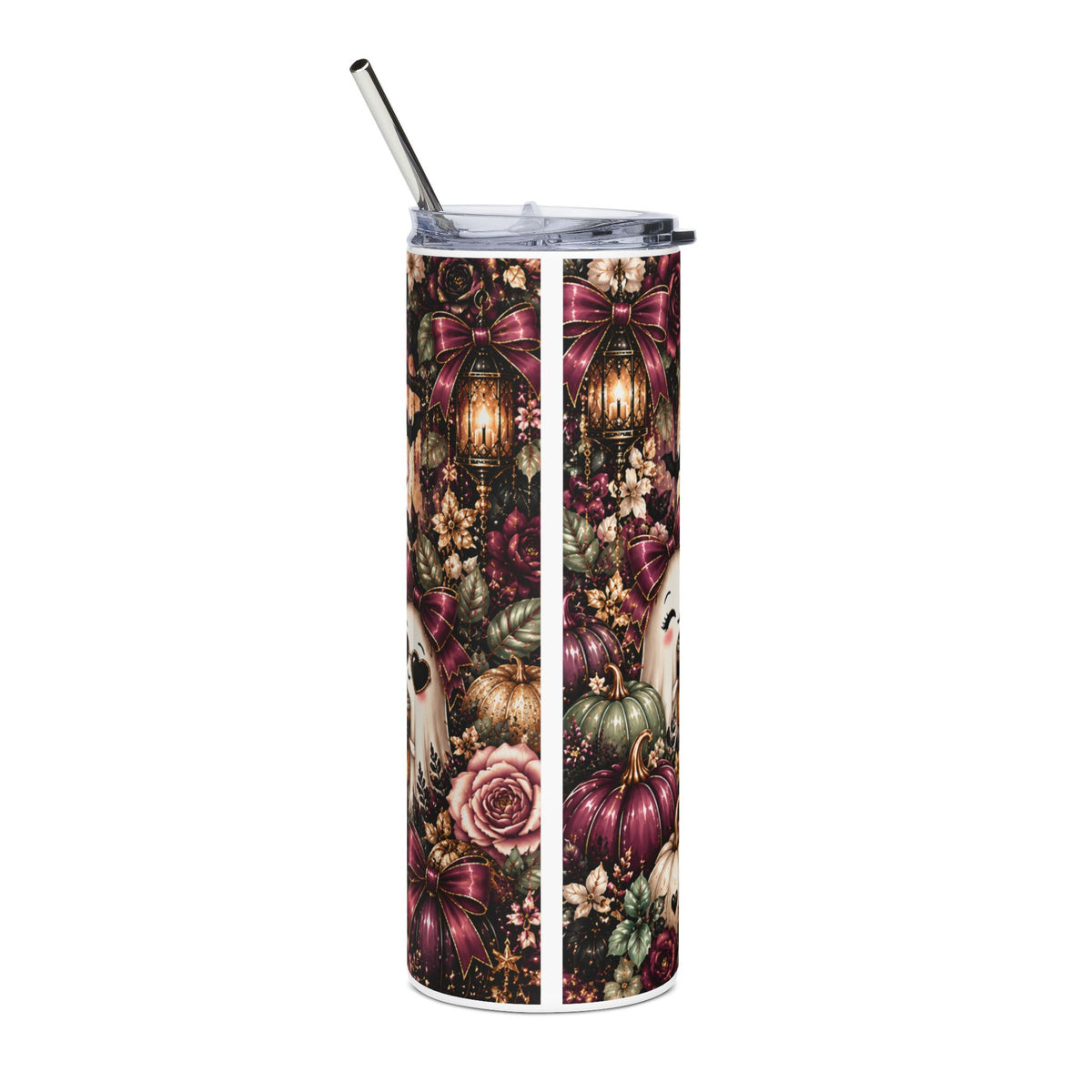 Cute, Caffeinated & A Little Haunted 20oz Stainless Tumbler