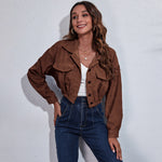 The Autumn Cropped Corduroy Jacket