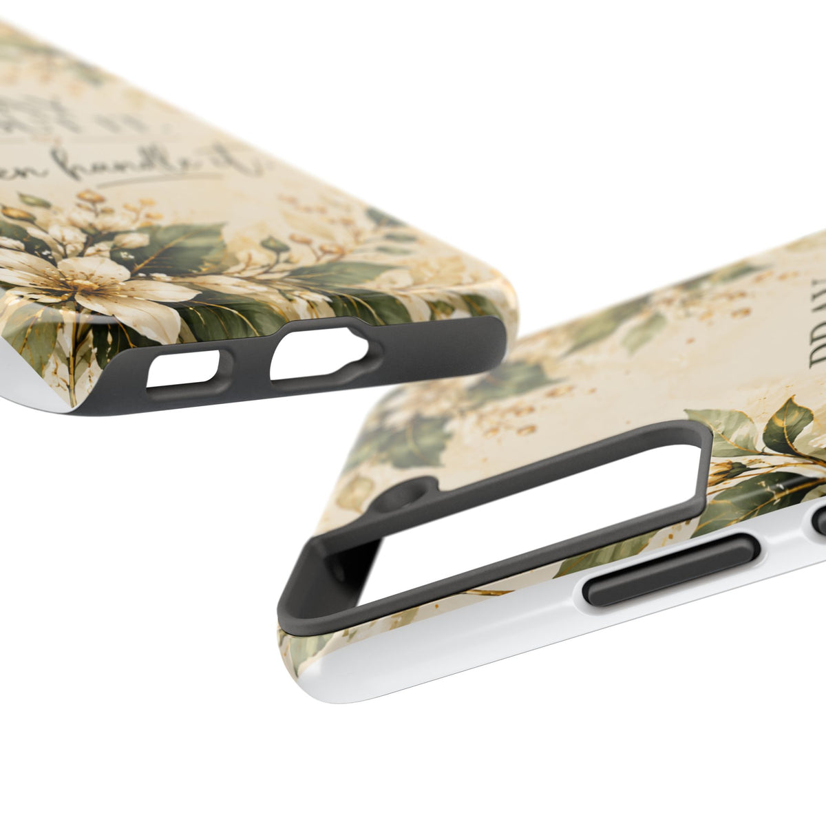 Pray About It, Then Handle It Phone Case — Floral Faith Tough Case