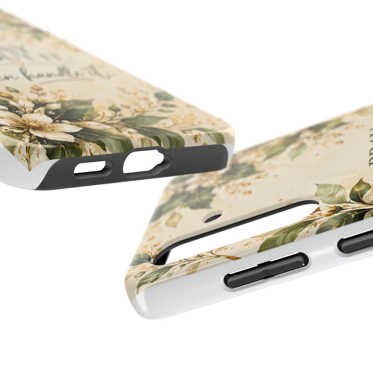 Pray About It, Then Handle It Phone Case — Floral Faith Tough Case