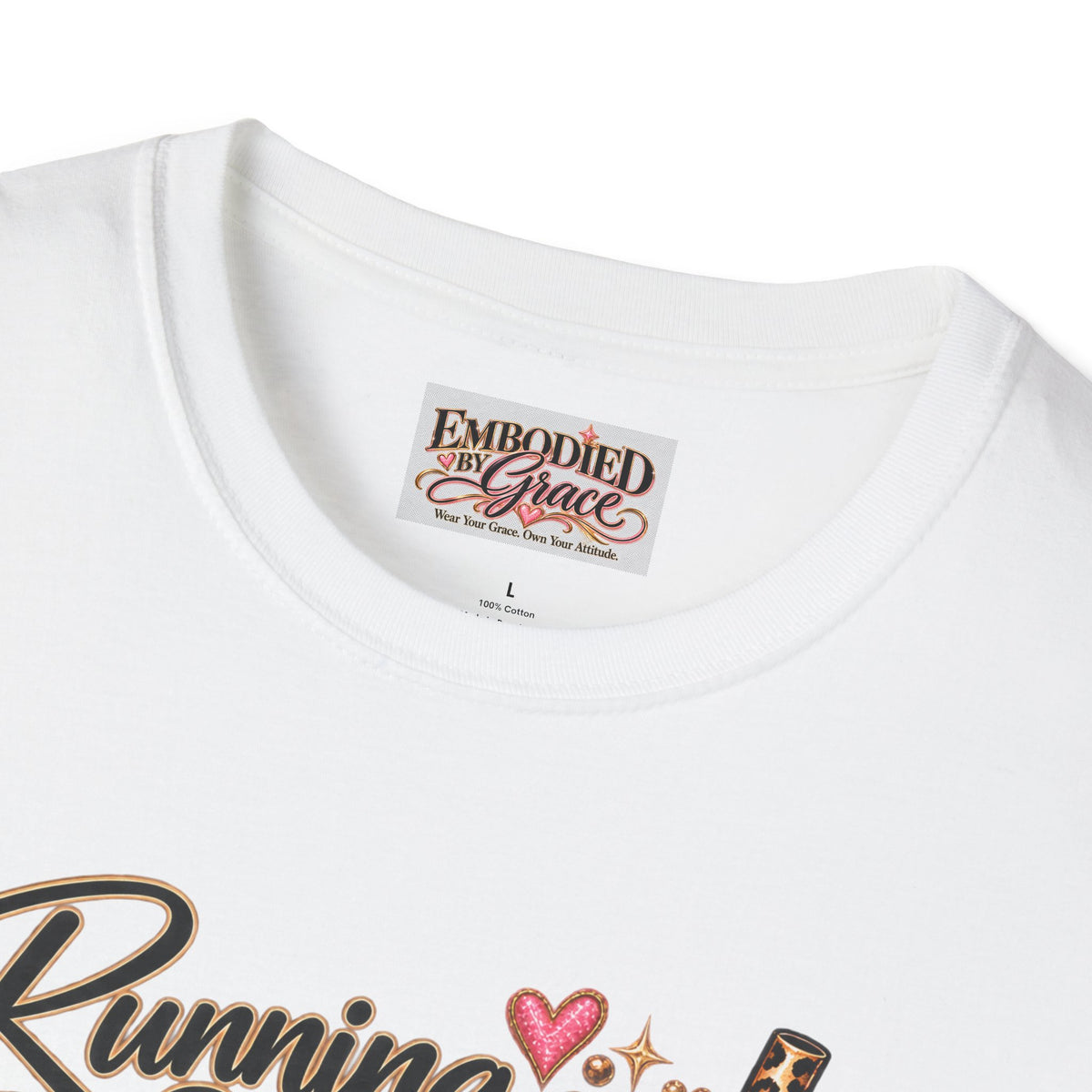 Running on Grace & Caffeine T-Shirt — Faith, Coffee & Attitude Tee
