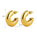 The Sloane Chunky Gold Hoop Earrings