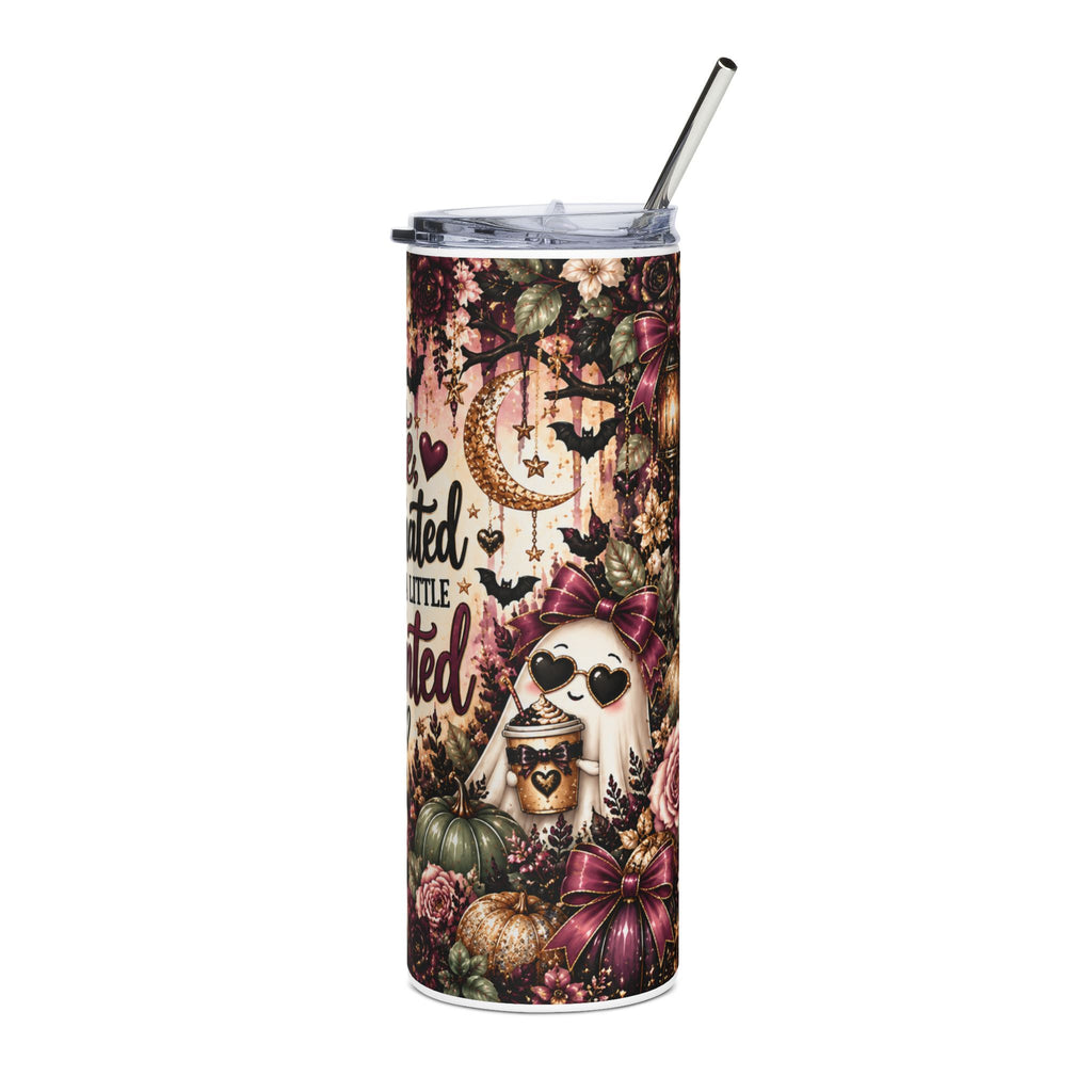 Cute, Caffeinated & A Little Haunted 20oz Stainless Tumbler