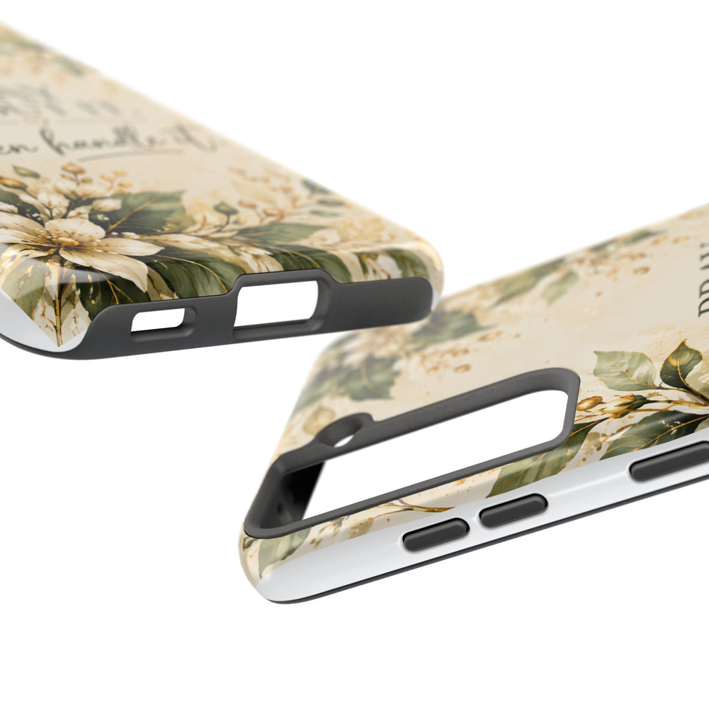 Pray About It, Then Handle It Phone Case — Floral Faith Tough Case