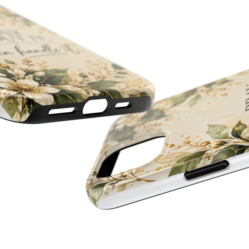 Pray About It, Then Handle It Phone Case — Floral Faith Tough Case