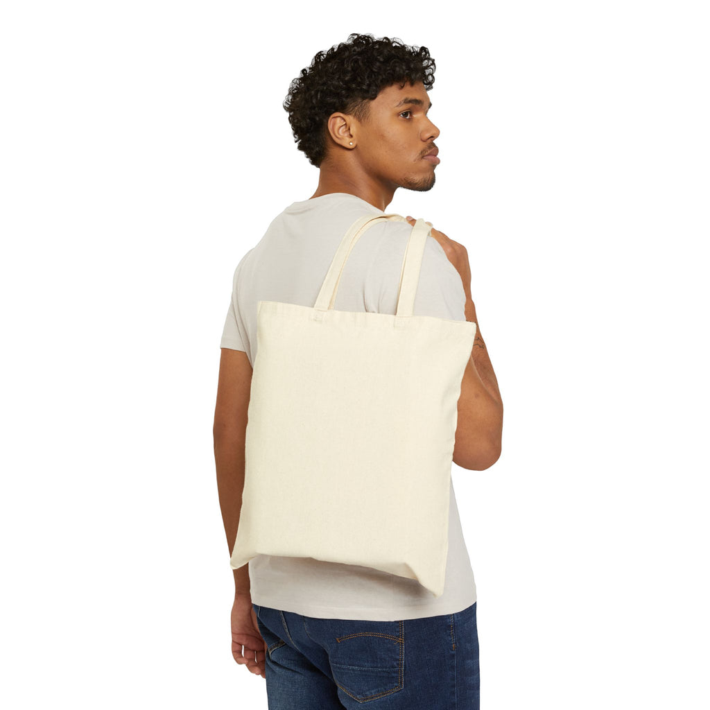 Grace Floral Tote Bag — "Carry Grace Everywhere" Cotton Canvas Tote