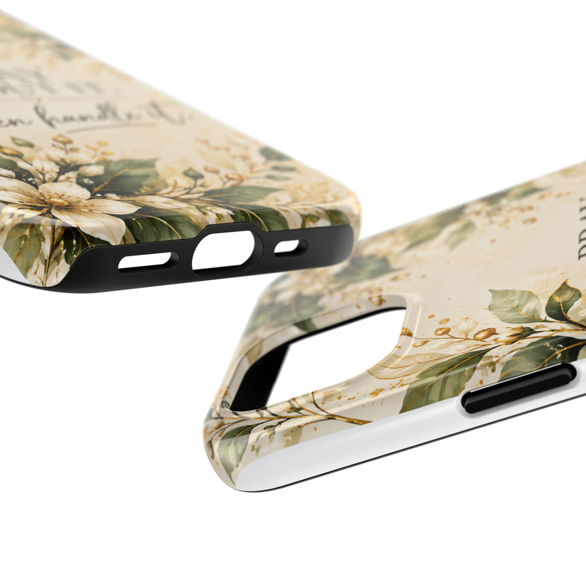 Pray About It, Then Handle It Phone Case — Floral Faith Tough Case