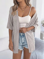 The Amara Open-Knit Cardigan