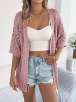 The Amara Open-Knit Cardigan